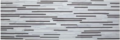 Metro Mix Dark Grey Ceramic Tile - Glossy - 12" X 36"