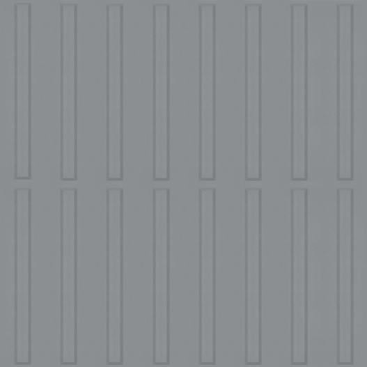 Johnsonite Storm Cloud Rubber Tactile Guide Tile - Textured - 24" X 24"