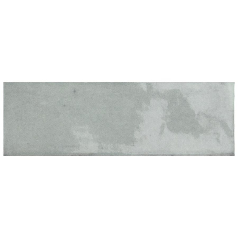Coco Blue Grass Porcelain Tile - Glossy - 2" x 5 7/8"