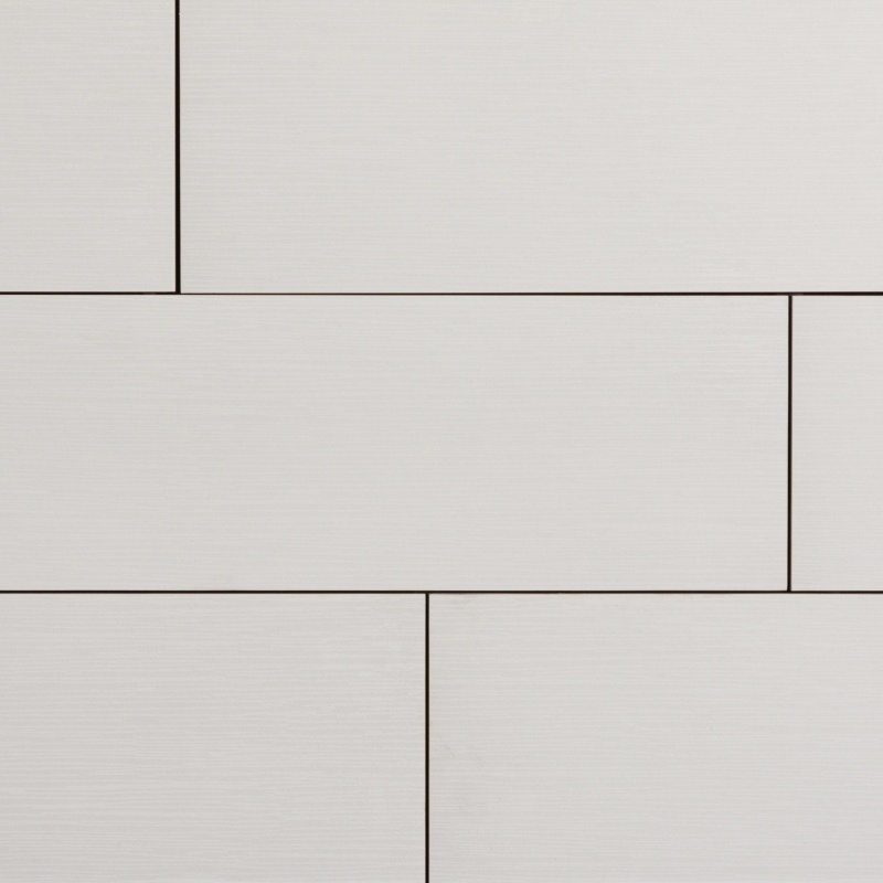 Detotte Whte Satin Porcelain Tile - 6" X 24"