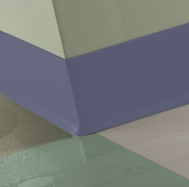 Johnsonite Grapest Rubber Traditional Duracove Thermoplastic Wall Base