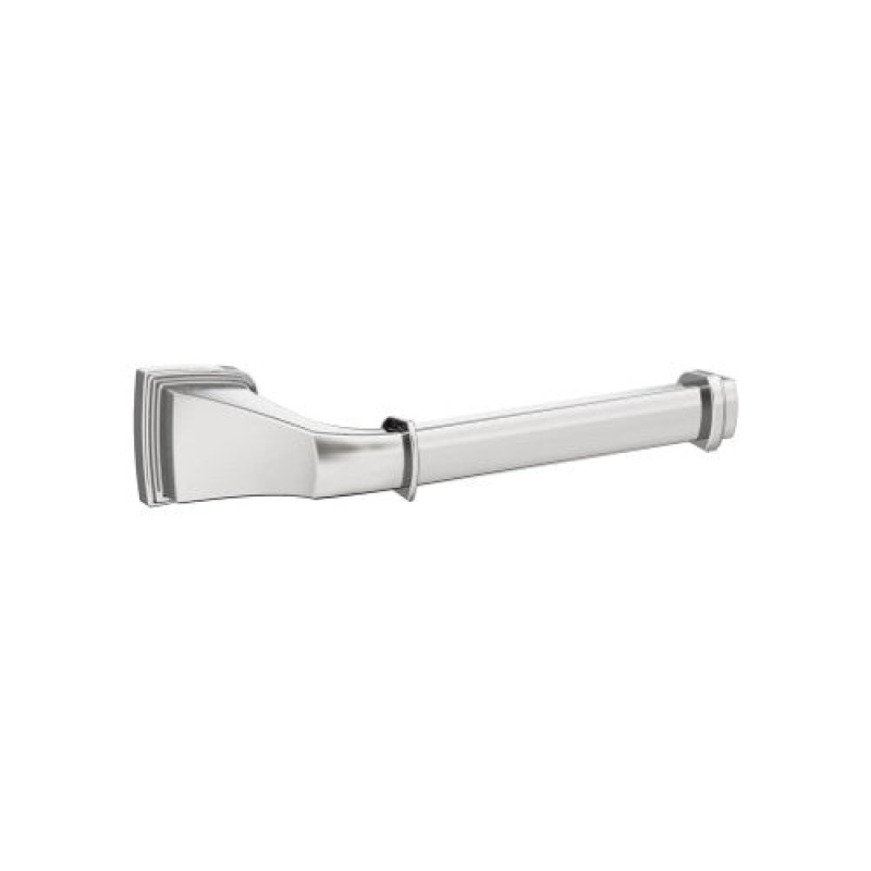 Revitalize Zinc & Stainless Steel Single Post Toilet Paper Holder - Chrome - Single Post