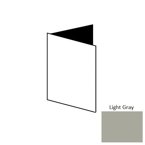 Light Gray Vinyl Straight Base Outside Corner Trim