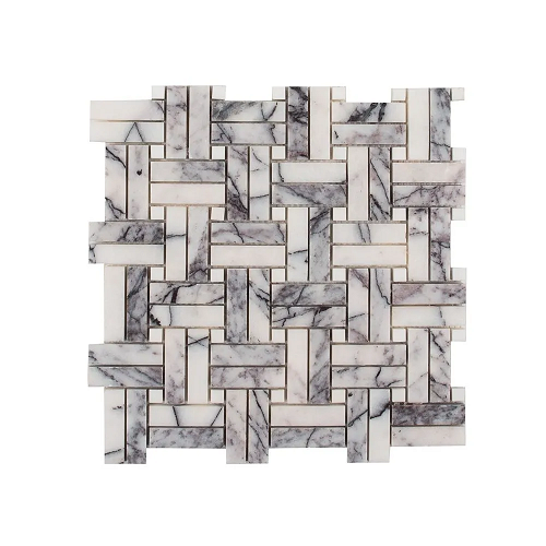 Eternal By Jeffrey Court Prim Marble Mosaic - Basket Weave - Honed & Polished