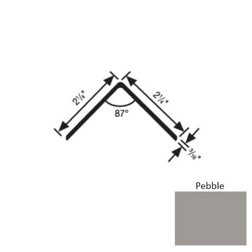 Flextones Pebble Vinyl Corner Guard 2 1/4" x 54"