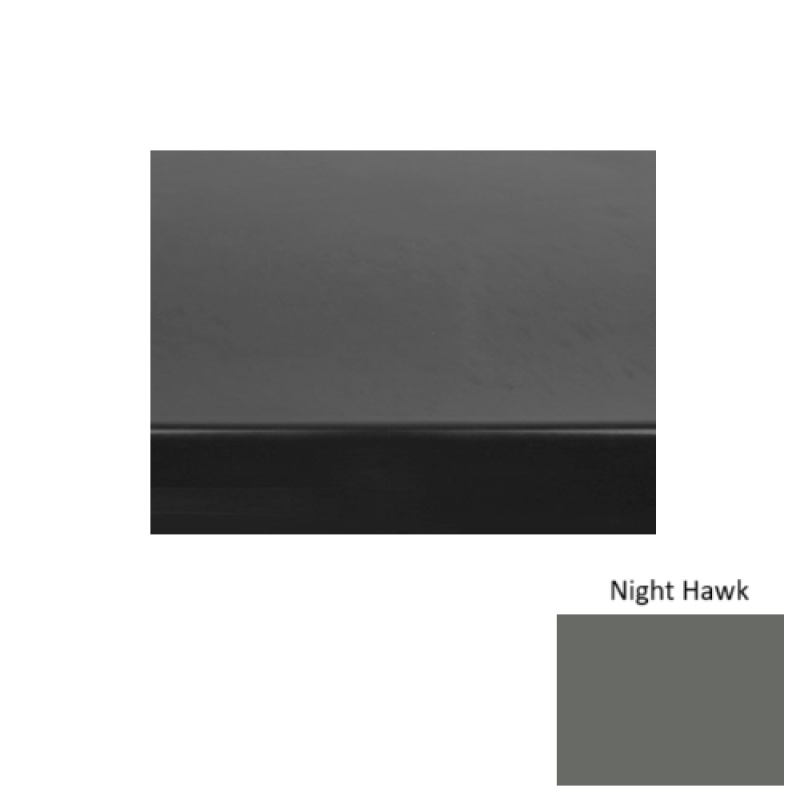 Solid 61 Night Hawk Heavy Duty Rubber Stair Tread - Smooth