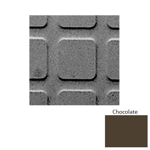 Flextones Chocolate Sq Square 2 Rubber Distinct Designs Tile - Textured - 18" X 18"