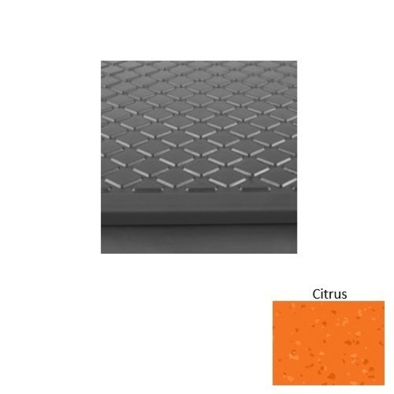Roppe Symmetry 31 Citrus Diamond Rubber Stair Tread