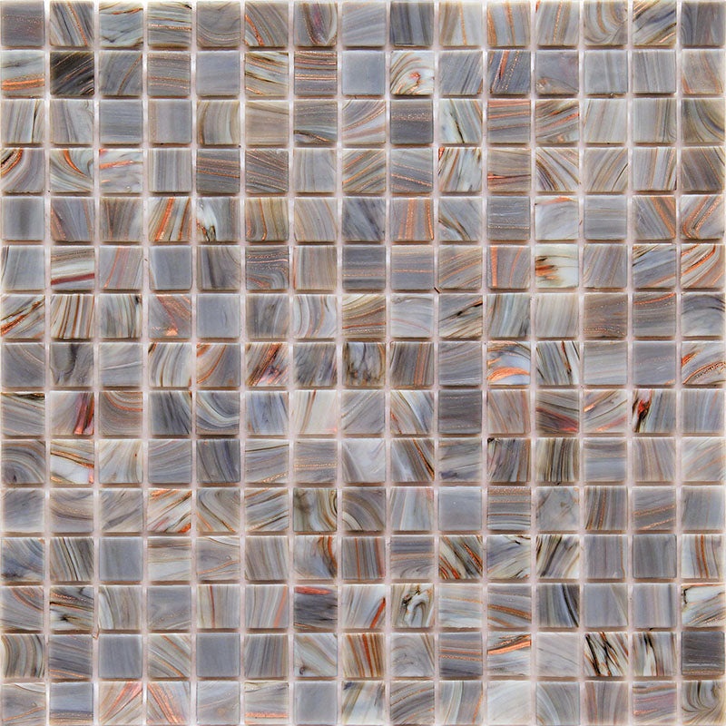Alma Line Stella Ste358 Glass Mosaic - 0.8" X 0.8" - Glossy