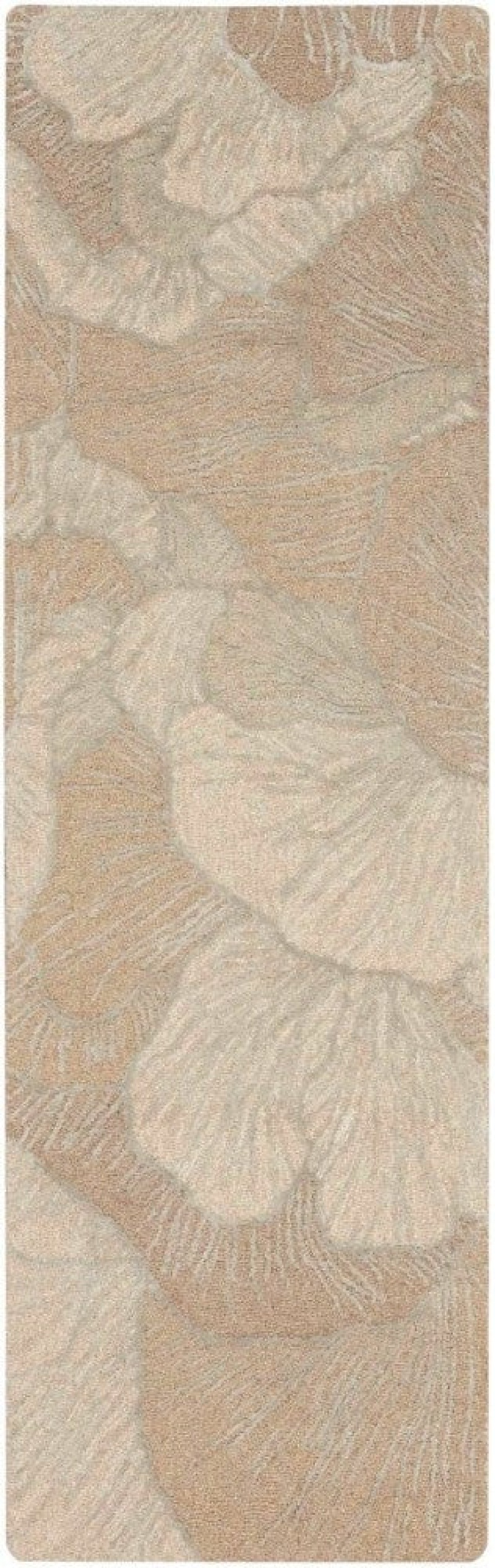 Avra Taupe Avr01 Wool Blend Contemporary Area Rug - 8 Ft Runner - Taupe