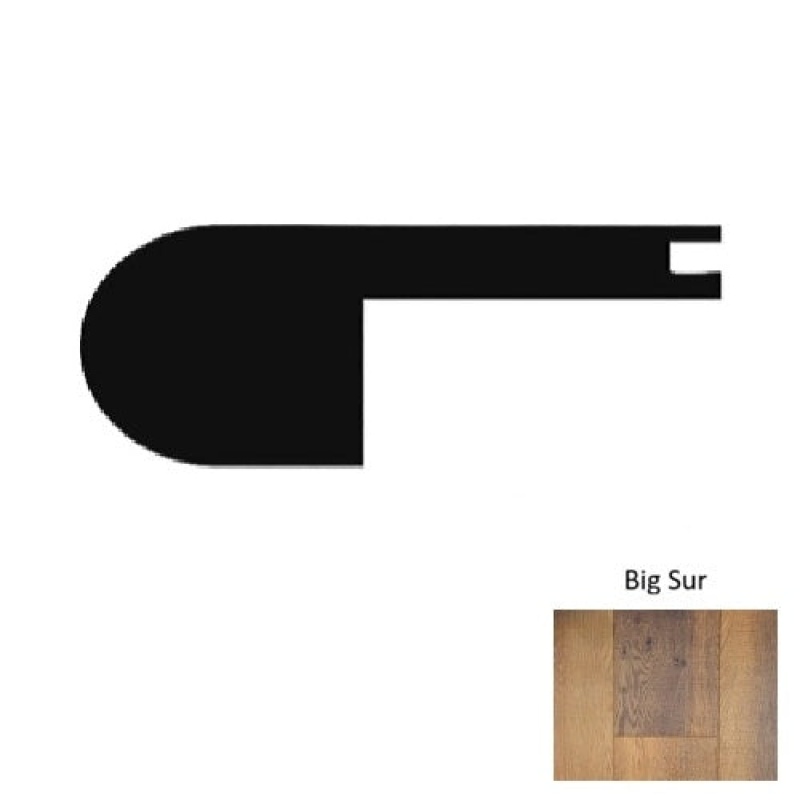 Paradise Big Sur 94" Flush Stair Nose - Wire Brushed