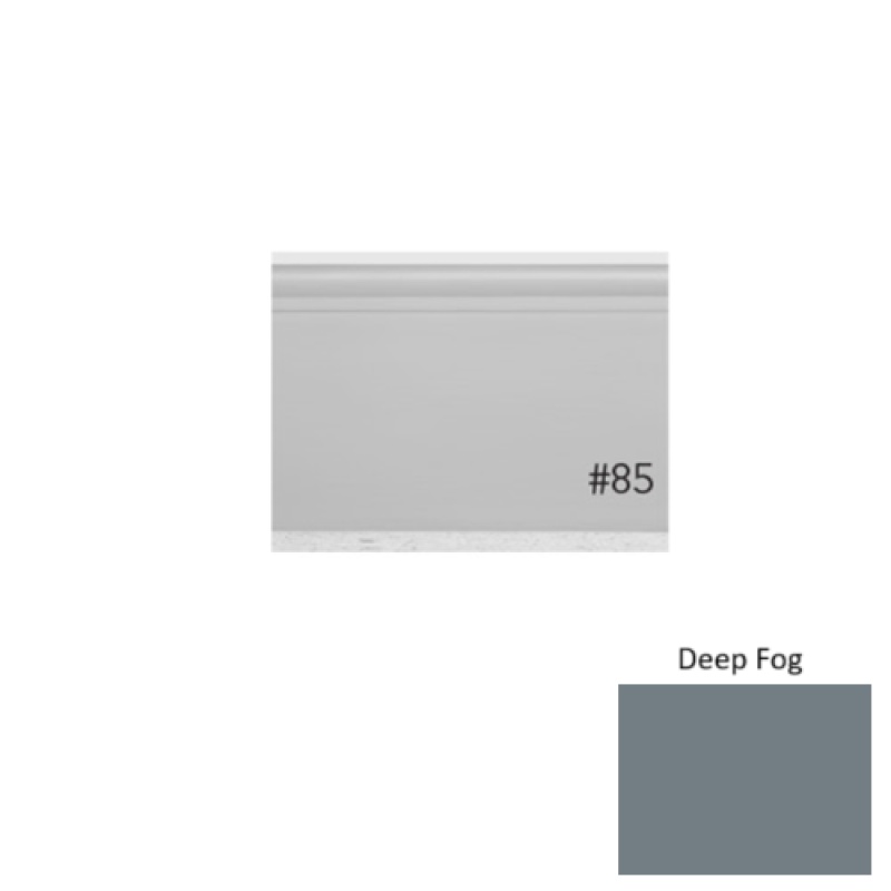 Pinnacle Plus #25 Classic Deep Fog Rubber Coil Wall Base - 4 9/16" X 60 Ft