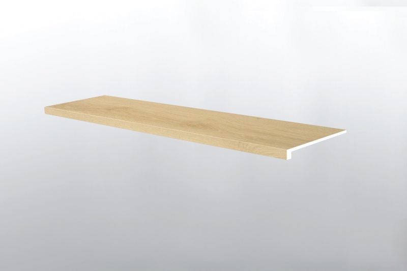 Laurel Tranquilla Luxury Vinyl Moulding / Trim - 12" X 47.25" Stair Tread Eased Edge - Low Gloss