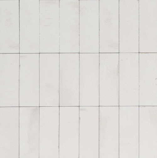 Breeze Bianco Porcelain Tile - Glossy - 2" X 6"