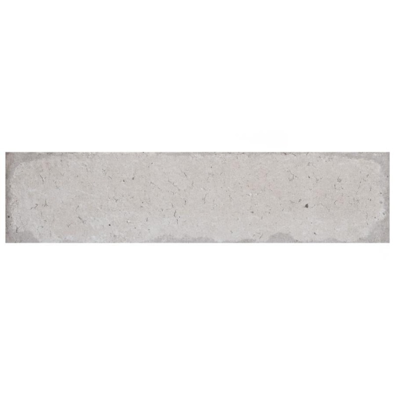 Brickyard White Porcelain Tile - Matte
