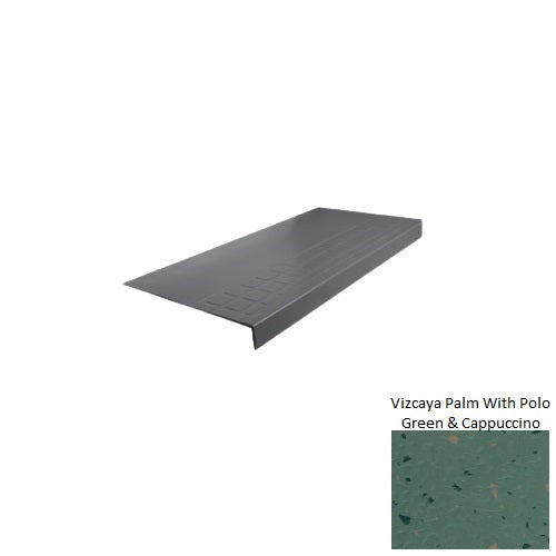 Type 800 Rubber Stair Tread, Raised Square Design