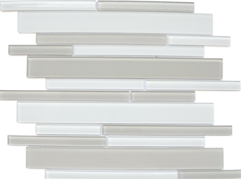 Charisma Flair Glass Mosaic - Linear - Glossy & Frosted