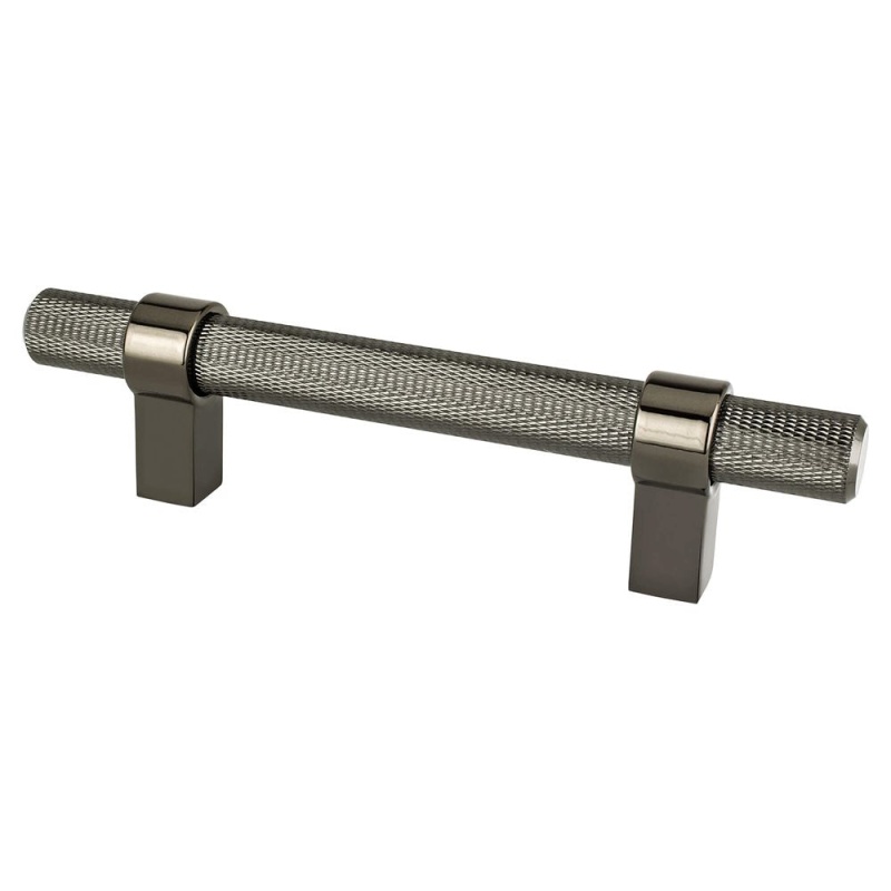 Berenson Radial Reign Aluminum Bar Pull - Black Nickel