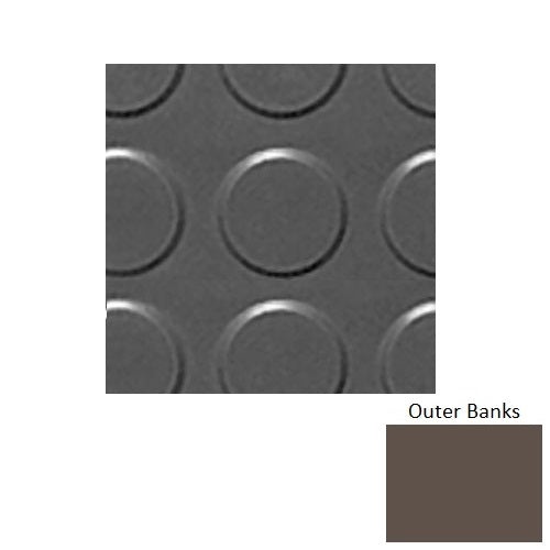 Flextones Outer Banks Rbt Radial High Profile Rubber Distinct Designs Tile - Textured - 18" X 18"