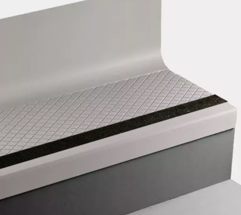 Johnsonite Mist Diamond Stair Tread with Riser
