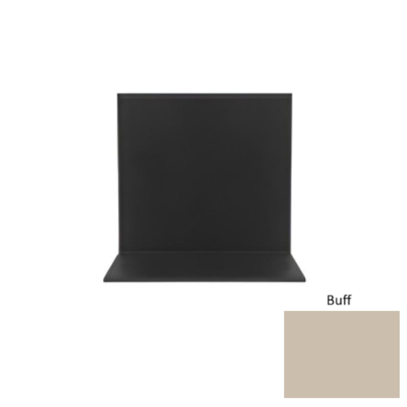 Pinnacle Buff Rubber Sanitary Toe Wall Base 4" x 48"