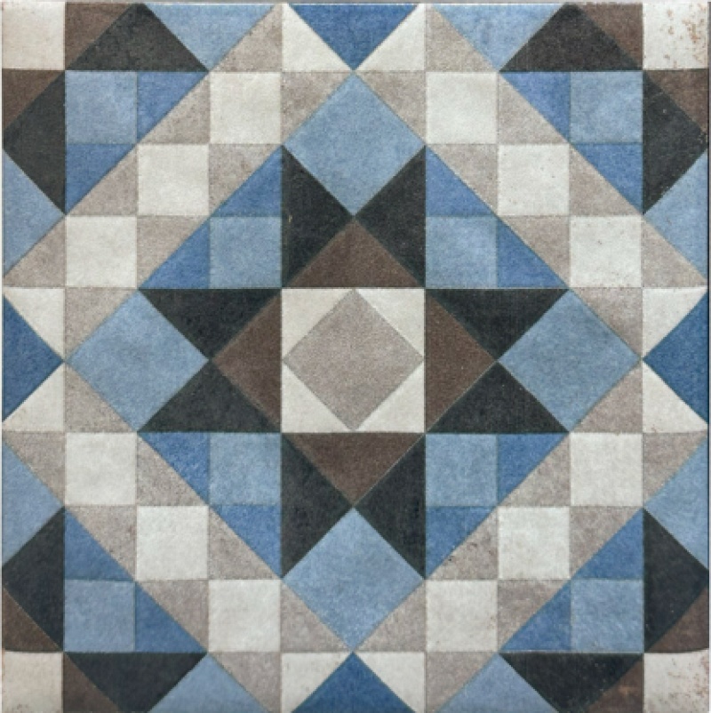Marrakesh Agadir Azul Porcelain Tile - Glossy - 6" X 6"
