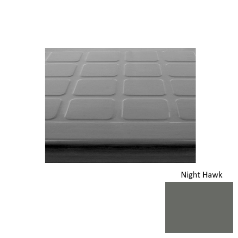 Solid 94 Night Hawk Raised Square Rubber (Sq) Stair Tread - Textured