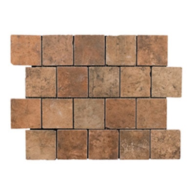Chicago Wrigley Porcelain Mosaic - 3" x 3" Staggered