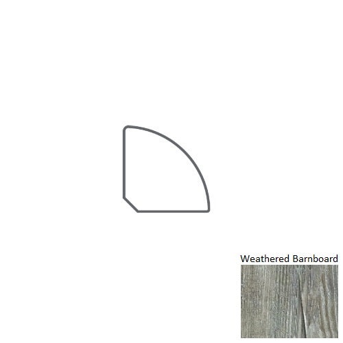 Weathered Barnboard Luxury Vinyl Quarter Round Trim