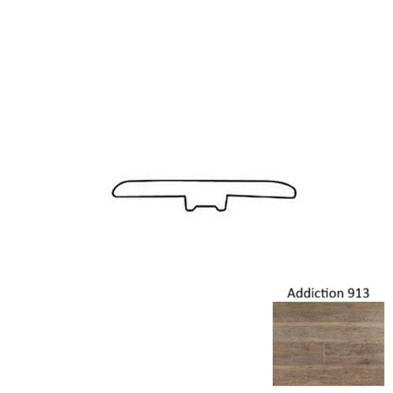 Addiction 913 Luxury Vinyl Moulding / Trim - 1.75" X 94.48" T Molding - Urethane