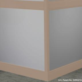 Johnsonite Sandalwood Rubber Chair Rail Trim