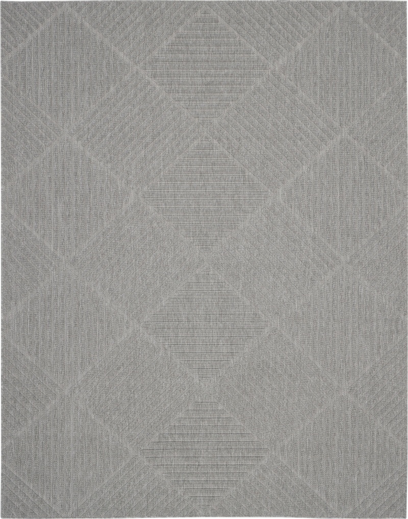 Cozumel Czm05 Light Grey Polypropylene Modern Area Rug