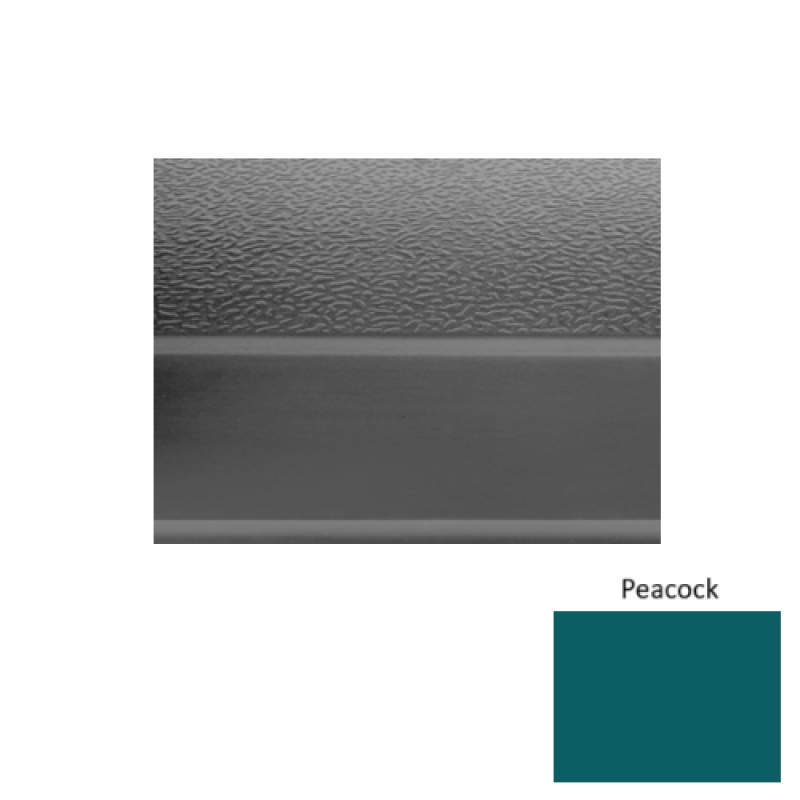 Solid 93 Peacock Textured Rubber Stair Tread