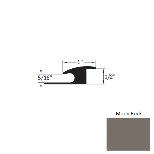 Johnsonite Moon Rock Vinyl Moulding / Trim Adaptor