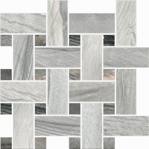 Macaubas Oyster / Twilight Porcelain Mosaic