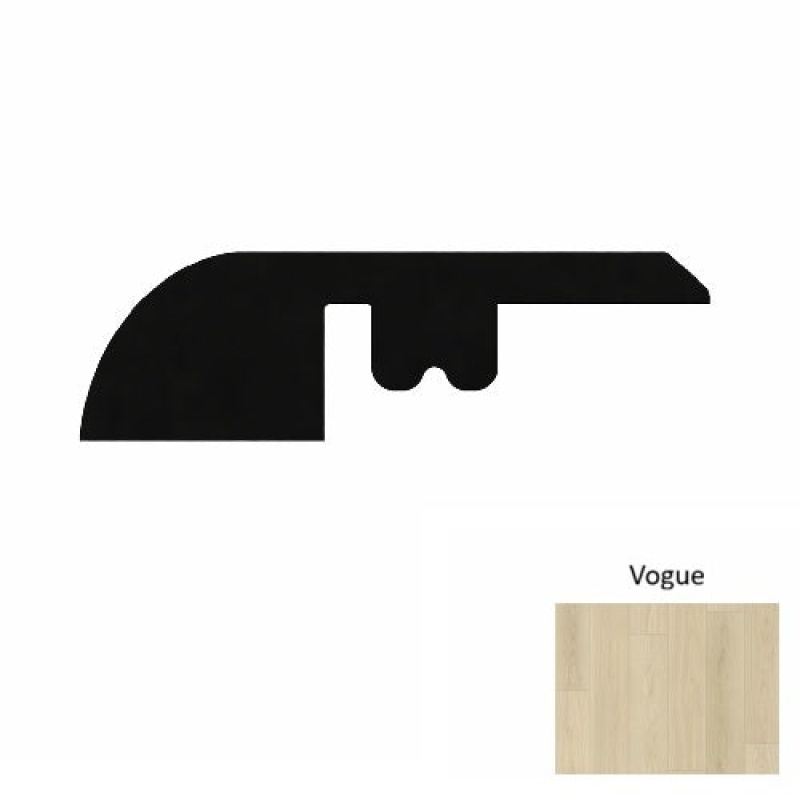 Paradise Vogue Laminate Wood Moulding / Trim - 94" Reducer - Wire Brushed