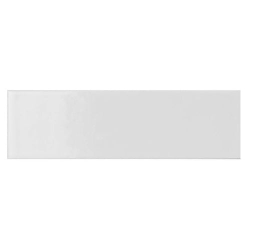Back To Basics Bianco Ceramic Tile - Glossy - 2" X 10"