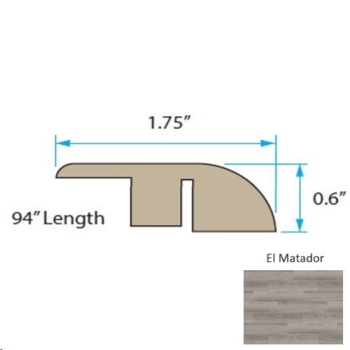 Waterfront El Matador Laminate Wood Moulding / Trim Reducer