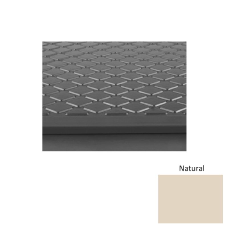 Solid 31 Natural Diamond Rubber (Rd) Stair Tread - Textured