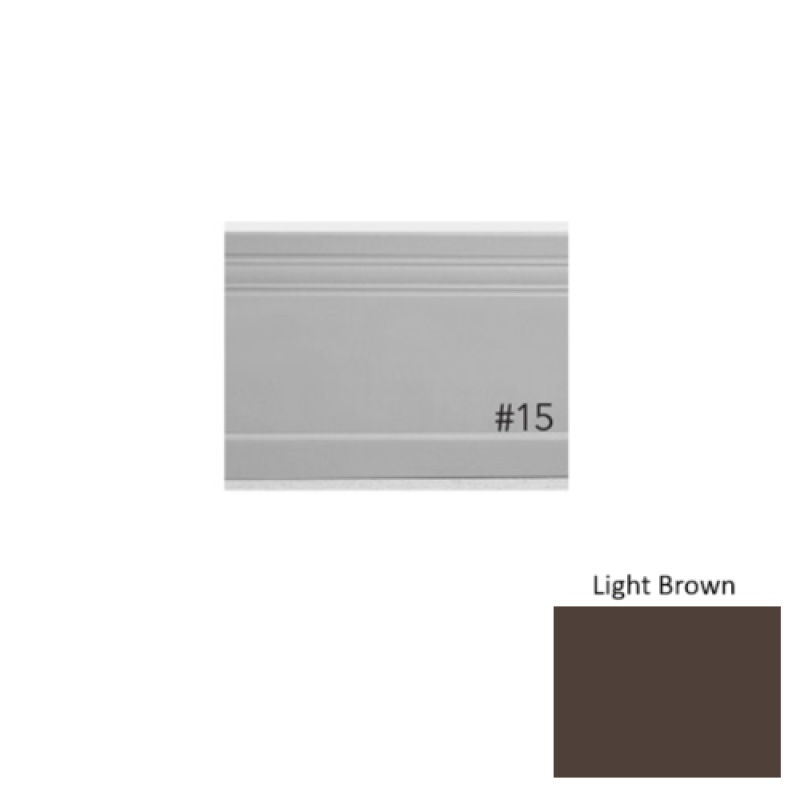 Pinnacle Plus #95 Invent Light Brown Rubber Coil Wall Base - 5 1/2" X 60 Ft