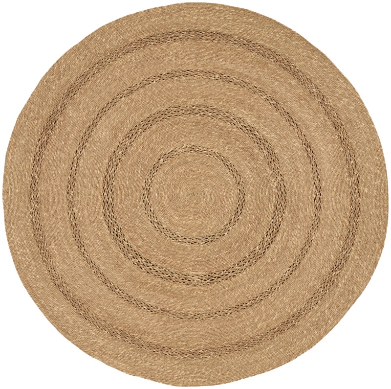 Natural Seagrass Outdoor Area Rug, 5 Ft x 5 Ft Round