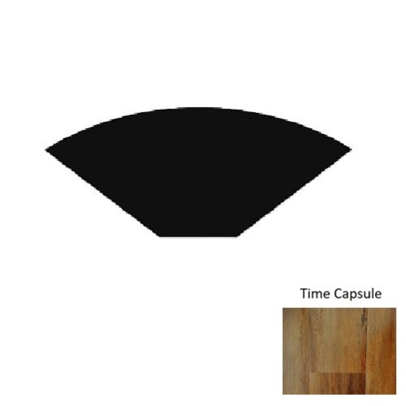 1900 Series Time Capsule Embossed 94-Inch Quarter Round Vinyl Moulding / Trim