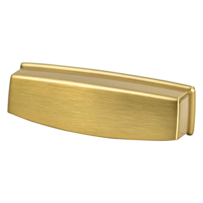 Berenson Emerling Zinc Cup Pull - Modern Brushed Gold - 96Mm (3 25/32In.) Center To Center