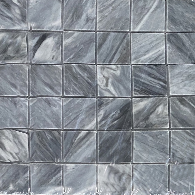 Bardiglio Marble Mosaic - 2" X 2" - Polished