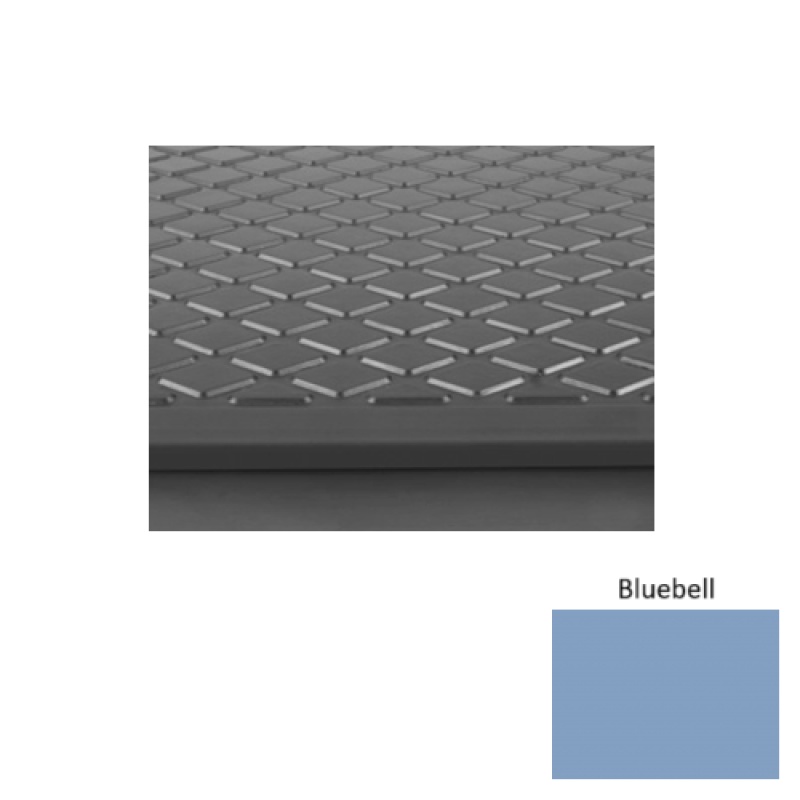 Solid 31 Bluebell Diamond Rubber Stair Tread - Textured