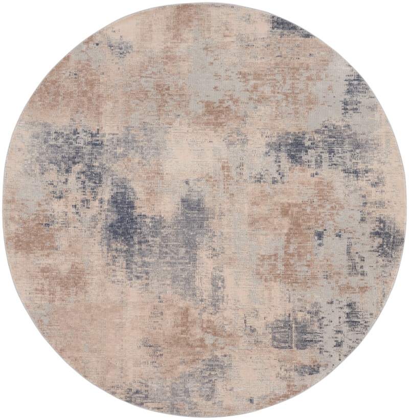 Rustic Textures Beige / Grey Modern Area Rug