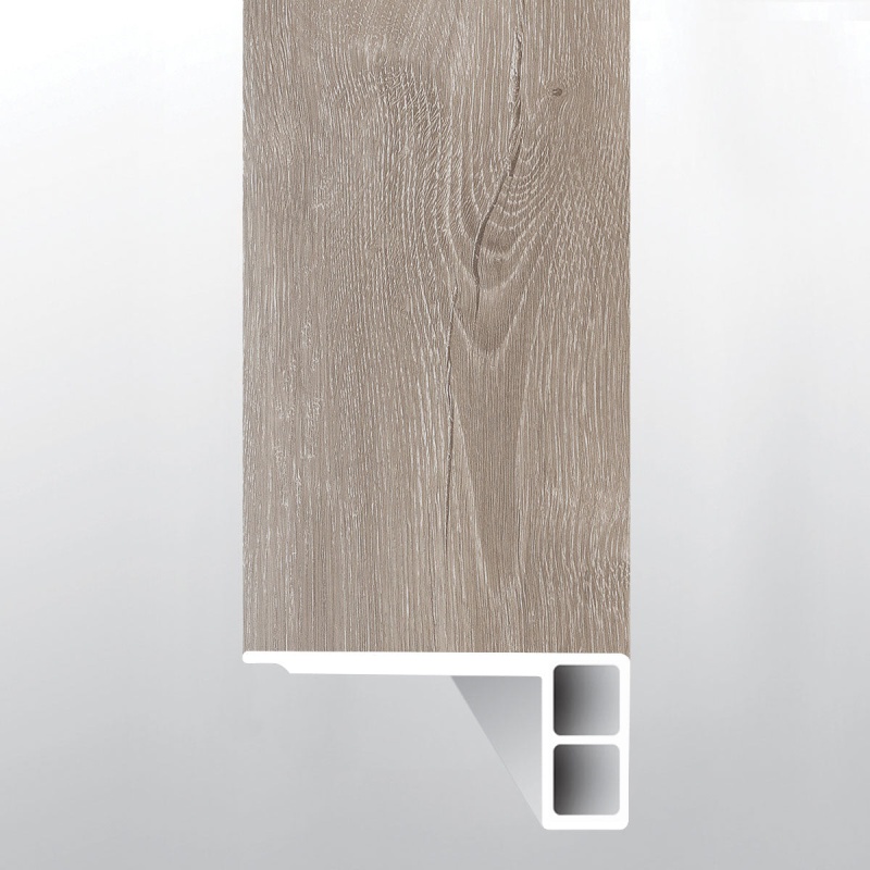 Xl Ashton York Gray Luxury Vinyl Moulding / Trim - 2.75" X 94" Eased Edge Flush Stairnose - Low Gloss