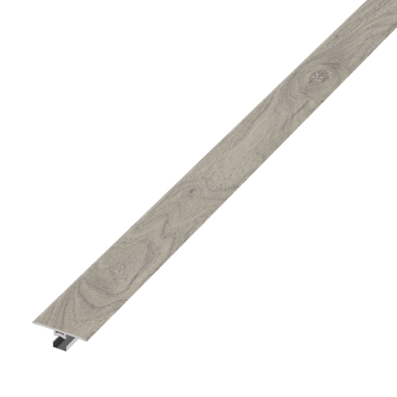 Cassio Grey Luxury Vinyl Moulding / Trim - 1.7" X 94.5" T Molding - Polyurethane