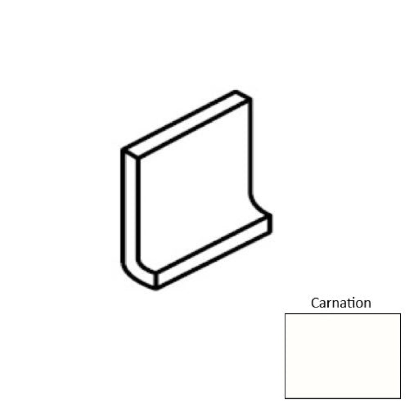 Color Complements Carnation Ceramic Floor & Wall Trim