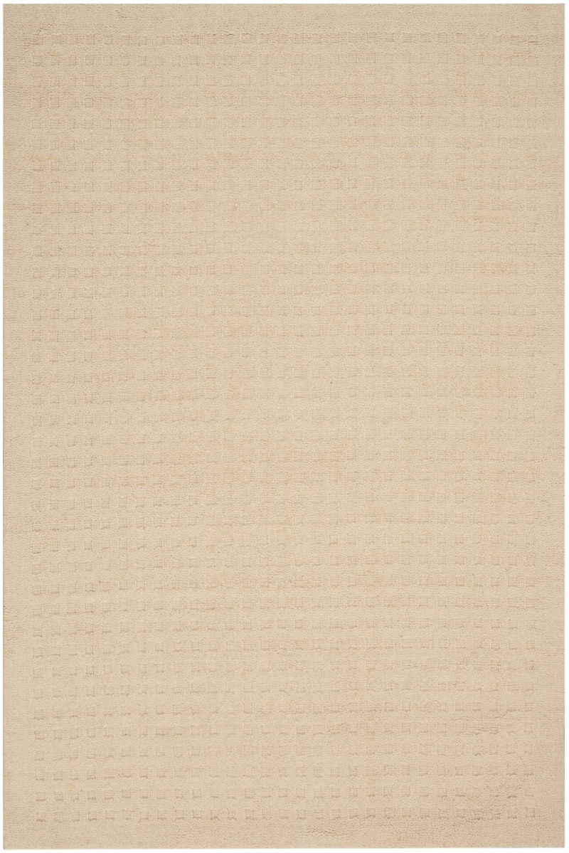 Marana Ivory Mnn01 Wool Contemporary Area Rug - 5 Ft x 8 Ft